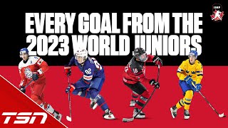 Every Goal From the 2023 IIHF World Juniors [upl. by Figone695]