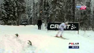 CrossCountry Skiing World Cup  20121125 Gällivare 4x10 km relay [upl. by Nichy]