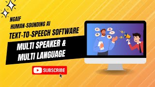 NGAIF HumanSounding AI TextToSpeech Software  Multi Speaker amp Multi Language ai tts [upl. by Malley]