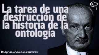 La destrucción de la historia de la ontología Heidegger Seminario [upl. by Ieluuk]