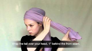 How to tie a Double Wrap headwrap [upl. by Nanah]