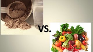 Protein From Food vs Protein Powder [upl. by Anehs]