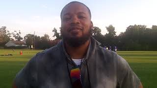 Talking with Ragsdale High School Football Coach Antwon Stevenson at RHS Tigers practice 8122024 [upl. by Layol]