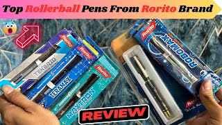 Top amp Budget Rollerball Pens From Rorito Brand  Review amp Unboxing [upl. by Chiquia]