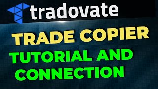 Trade Copier Tutorial How to Use and Setup Tradovate [upl. by Shirlee]