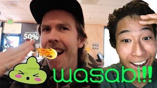 Eating WASABI Challenge funny reaction [upl. by Anitnatsnoc930]