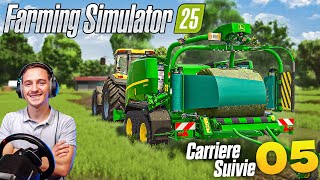 PRESSAGE DENRUBANNAGE  FARMING SIMULATOR 25  Carrière Suivie 5 [upl. by Arded544]