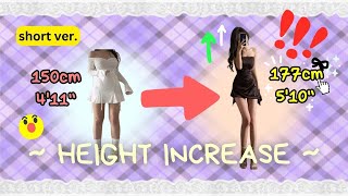 INCREASE your height SAFE n FAST short ver [upl. by Lamahj]