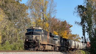 NS ES44AC 8024 Leads Manifest 174 on 102524 [upl. by Enneiluj]