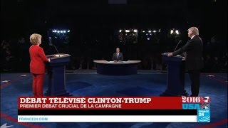 REPLAY  Présidentielle US  revoir le 1er Débat Clinton vs Trump en intégralité [upl. by Aleciram]