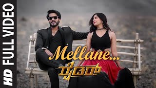 Mellane Full Video Song 4K  Rider  Nikhil Kumar Kashmira  Sanjith Hegde  Arjun Janya [upl. by Arretahs]