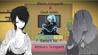 Hinata sakaguchi And Great Saints react to Rimuru Tempest Part 1  Gacha React  Rimuru x Hinata [upl. by Deer]