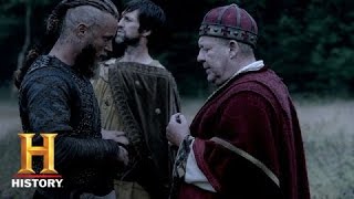 Vikings Ragnar Speaks with King Ecberts Men  History [upl. by Mamie]