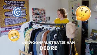 Kleine studentenkamer inrichten  Woonfrustratie S4 7 [upl. by Darian]