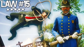 Breaking EVERY LAW In Red Dead Redemption 2 [upl. by Nnyluqcaj]