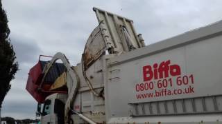 Biffa waste services British front loader 2 of 4 [upl. by Ylrebmic]