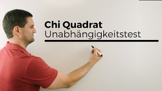 Chi Quadrat Unabhängigkeitstest 2 Stochastik Statistik Testen Mathe by Daniel Jung [upl. by Boswall]