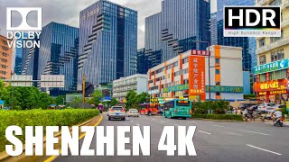 Shenzhen China  Driving Tour of Shenzhen City China Travel  4K HDR [upl. by Onitnelav]