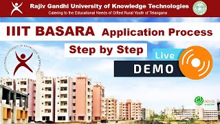 IIIT BASARA  RGUKT BASAR  Application Process 2020 [upl. by Lladnarc810]