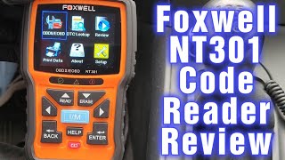 How To Use Foxwell NT301 OBD2 Code Reader  Check Engine Light [upl. by Clute]