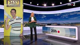 20241128 France2 JT20H Telethon2024 [upl. by Morganne]