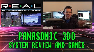 Panasonic 3DO Games Console Review and Games 1993 System [upl. by Ezeerb335]