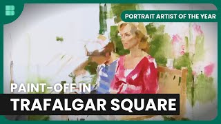 Meet the Contestants in Trafalgar Square  Portrait Artist of the Year  S01 EP1  Art Documentary [upl. by Yraeg]