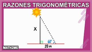 Valor de la altura y ángulo de inclinación de un poste de luz  Razones Trigonométricas  Fx  991cw [upl. by Tristas599]