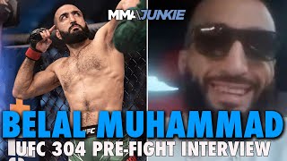 Belal Muhammad Details Elevator RunIn with Leon Edwards Team I Smelled Fear  UFC 304 [upl. by Eirollam]