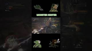 🐊 LAGARTO CAZADO 🐊 monsterhunter videogames follow like Monsterhunterclips gaming content [upl. by Ialokin546]