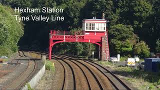 Hexham Railway Station Tyne Valley Line Northumberland [upl. by Kristina]