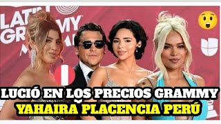 YAHAIRA PLACENCIA PRESENTE EN LOS PREMIOS GRAMMYS 2024 JUNTO A GRANDES estrellas Karol g Marc Antho [upl. by Gurney]