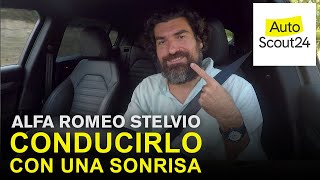 Nuevo Alfa Romeo Stelvio 280 CV prueba de conducción Autoscout24 [upl. by Nerine]