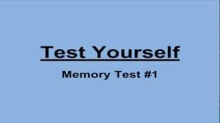 Memory Test  Easy [upl. by Ennylhsa185]