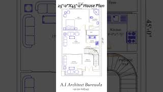 25x45 Innovative Small Space Home Design [upl. by Alatea915]