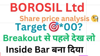 BOROSIL LTD share latest news updates BOROSIL breakout Ready stock price target analysis 🧐 [upl. by Kubetz]