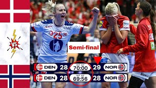 Denmark Vs Norway Handball Highlights Semifinal Womens world cup 2023 [upl. by Catherina]