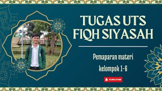 Tugas UTS Mata Kuliah Fiqh Siyasah [upl. by Nylia]