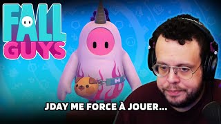 JDAY ME FORCE A JOUER Fall Guys avec Antoine Florence et Jday [upl. by Seebeck]