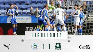 Highlights  Wigan Athletic 11 Plymouth Argyle [upl. by Neveda418]