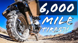 BRIDGESTONE BATTLAX AX41 6000 MILE TIRES  BMW R1200GS Adventure [upl. by Adnamal]