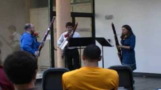 University of Iowa Graduate Bassoon Trio Three Dances by Michael Norris quotTangoquot [upl. by Mun488]