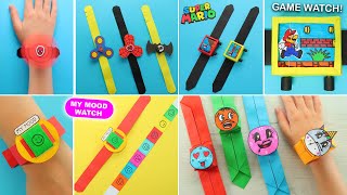 4 BEST IDEAS FOR ORIGAMI PAPER WATCH EASY PAPER CRAFT IDEAS School Craft Idea DIY Origami Craft [upl. by Rihsab]