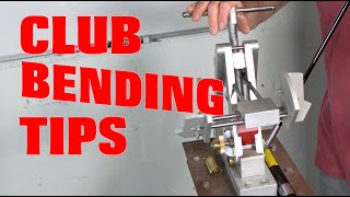 BENDING GOLF CLUBS  ADJUSTING LOFT AND LIE [upl. by Gasser496]