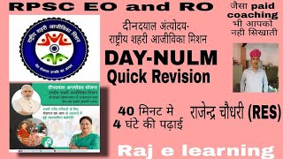 दीनदयाल अंत्योदय राष्ट्रीय शहरी आजीविका मिशन।DAYNULM।Rastrya Shari Ajivika Mission। Quick Revision [upl. by Mahau]