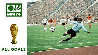 FIFA World Cup 1974  All Goals [upl. by Joaquin]