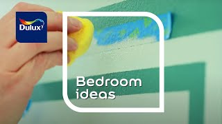 Bedroom Ideas Painted Graphic Effects  Dulux [upl. by Scriven]