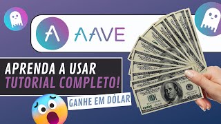 🚀 Tutorial completo AAVE  Aprenda a usar a plataforma [upl. by Ynneb]