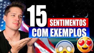 Como Expressar 15 Sentimentos em Inglês e Melhorar Suas Conversas [upl. by Nnaarat]