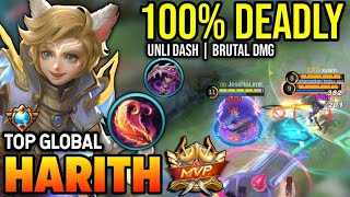 HARITH BEST BUILD 2023  TOP GLOBAL HARITH GAMEPLAY  MOBILE LEGENDS✓ [upl. by Rento]